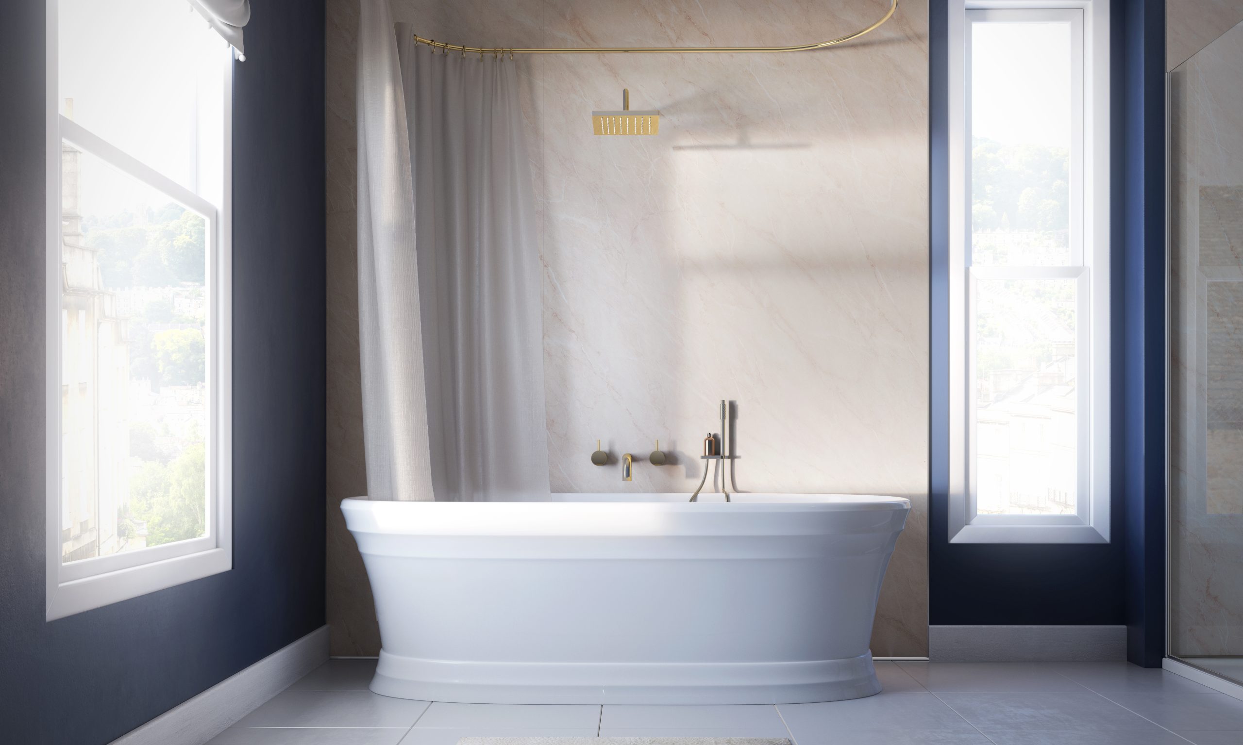 Athena marble bathroom