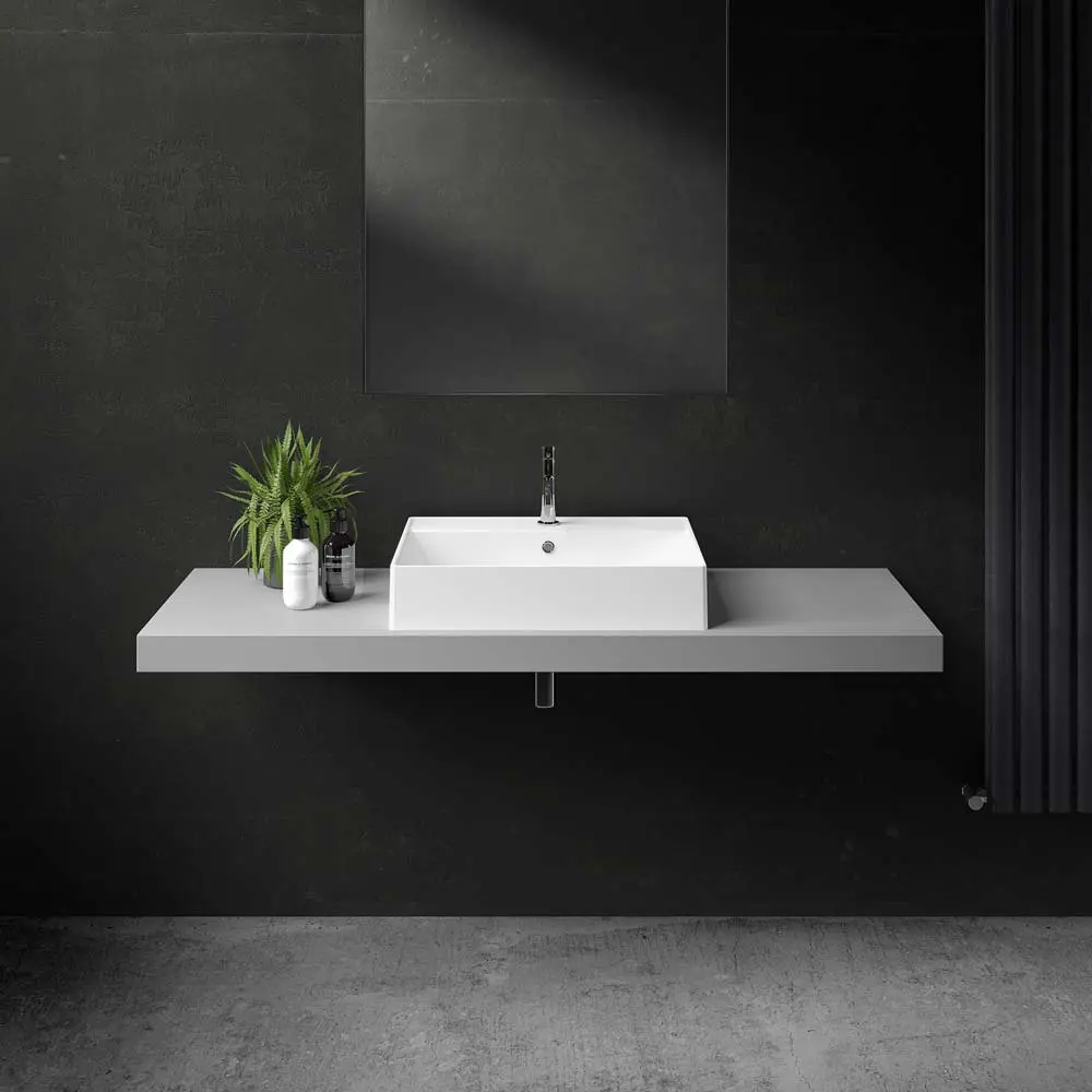 Bomberg stone counter top basin 600