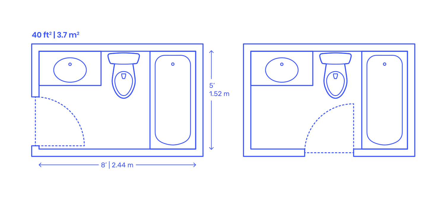 Full bathroom layout