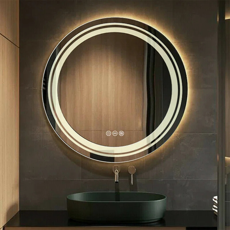 Gelston Round LED Wall Mirror