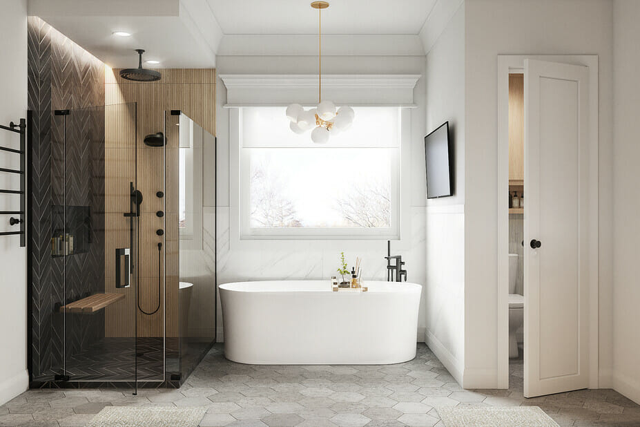Transitional master bathroom ideas