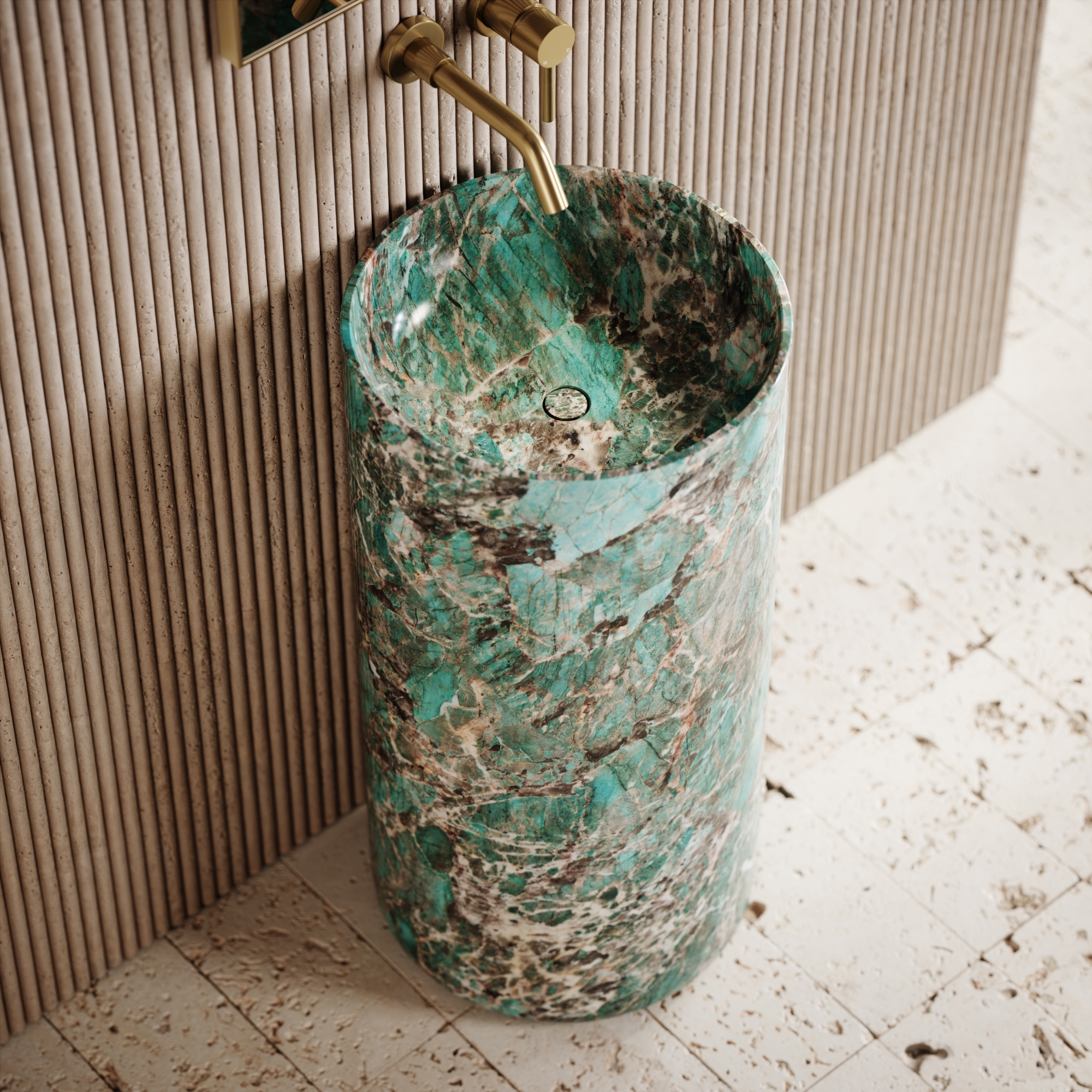 Tiffany marble freestanding basin 1