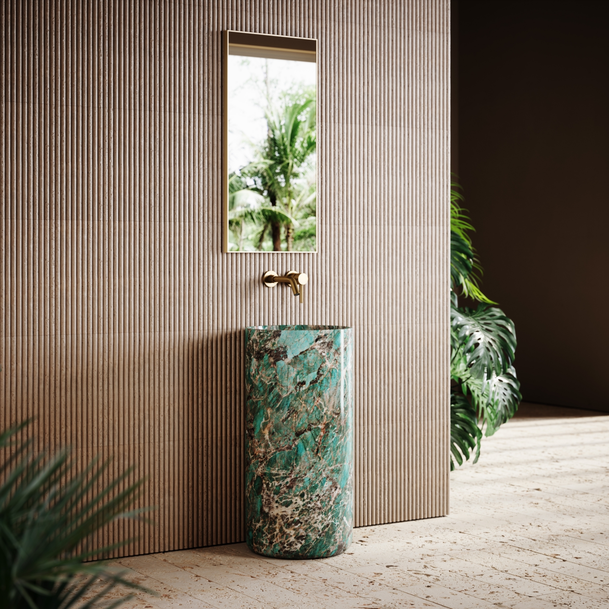 Tiffany marble freestanding basin 3