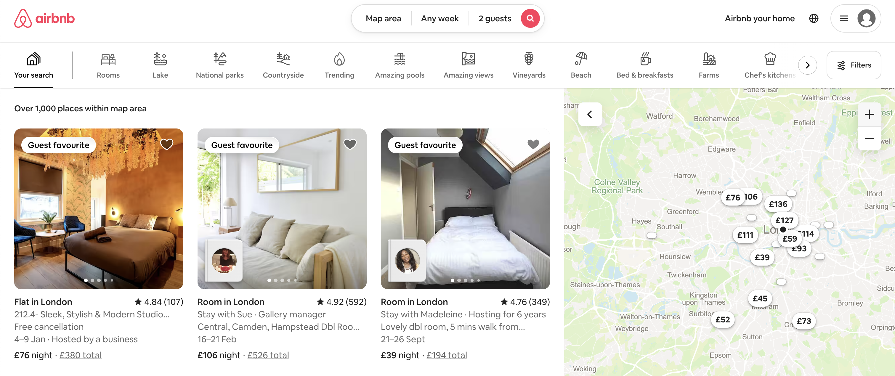 Airbnb-proven market for London