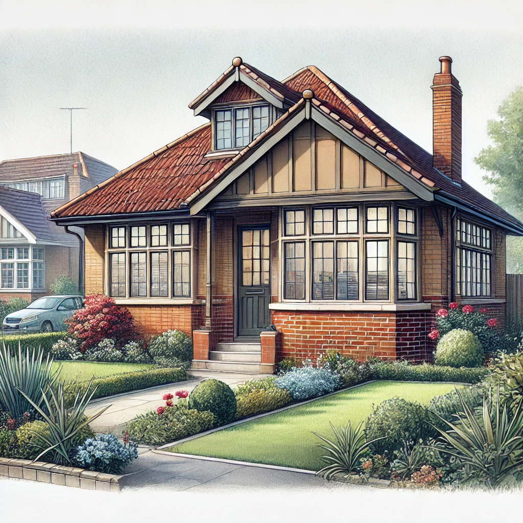 Bungalow house in London