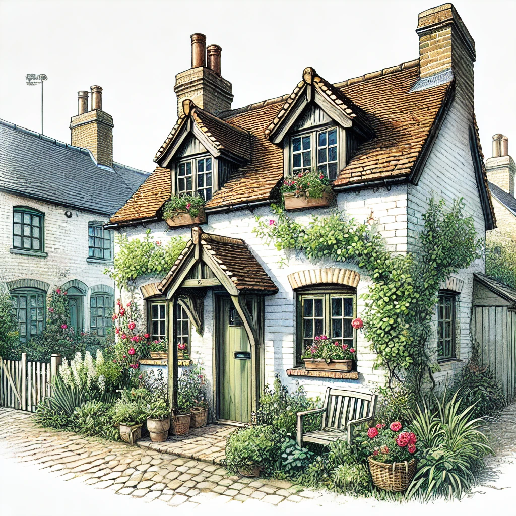 Cottage house in London
