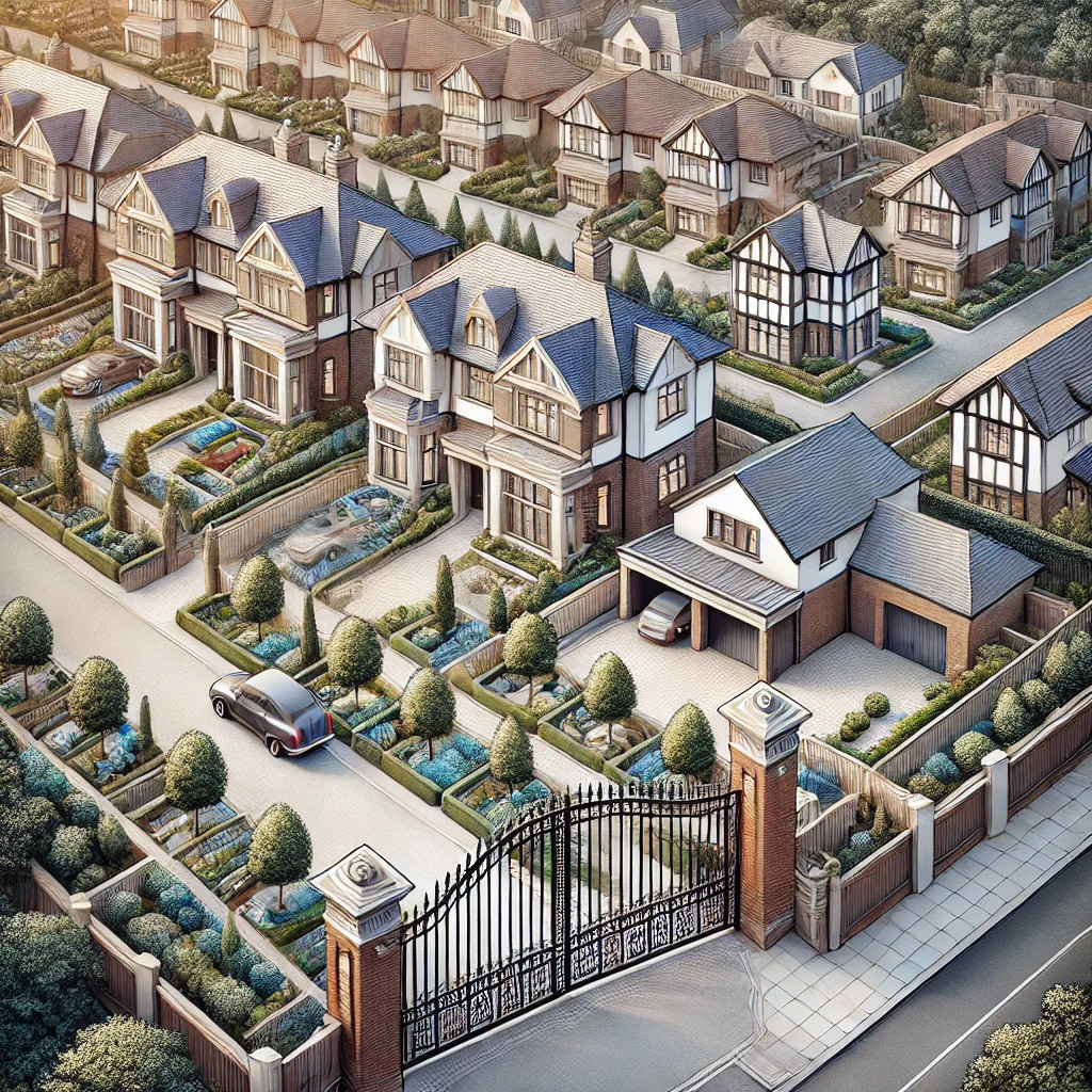 Gated community in London