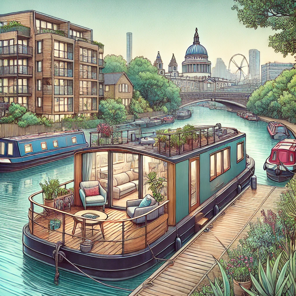 Houseboat in London