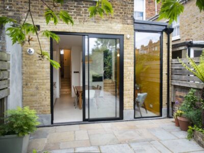 Small Side Infill Flat Roof house extension