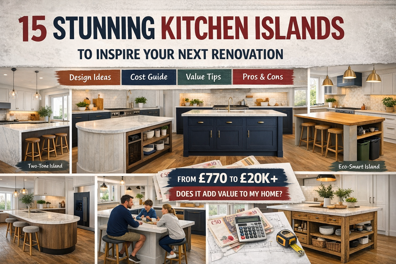 15 Stunning Kitchen Islands