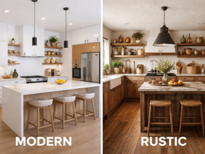 Modern vs. Rustic Kitchen Design