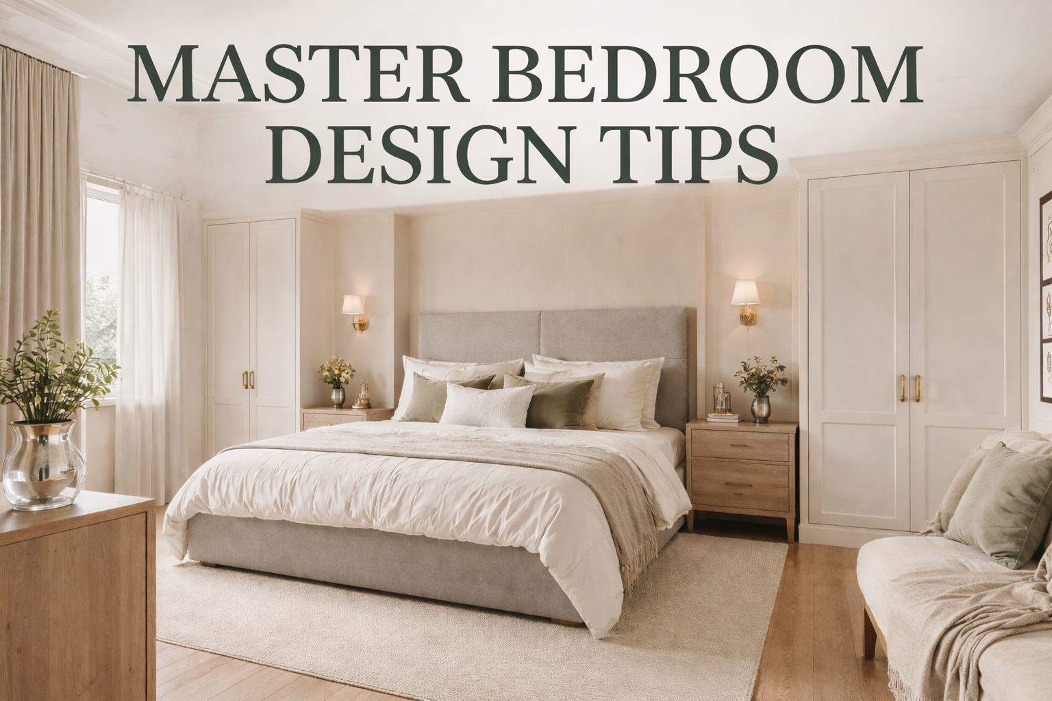 Master bedroom design tips